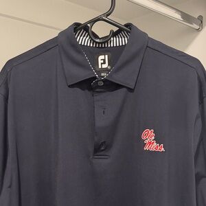 FootJoy Ole Miss Navy Polo Shirt